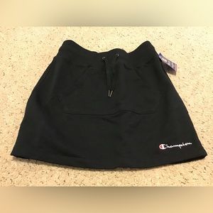 CHAMPION CAMPUS FEENCH TERRY SKIRT SZ S NWT WOMENS BLACK